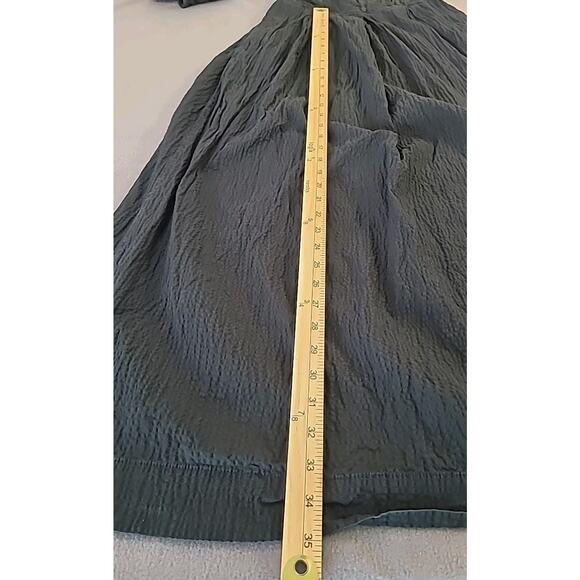 Milkmaid Black Maxi Dress – Seersucker Fairycore Goth XS EUC - Picture 7 of 9